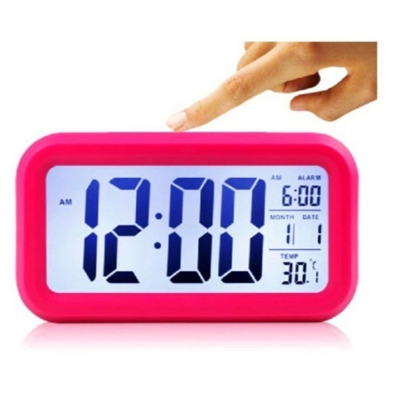 Nơi bán Đồng Hồ Điện Tử Để Bàn Với Đèn LED Đa Chức Năng: Thời Gian, Lịch, Báo Thức, Nhiệt Độ