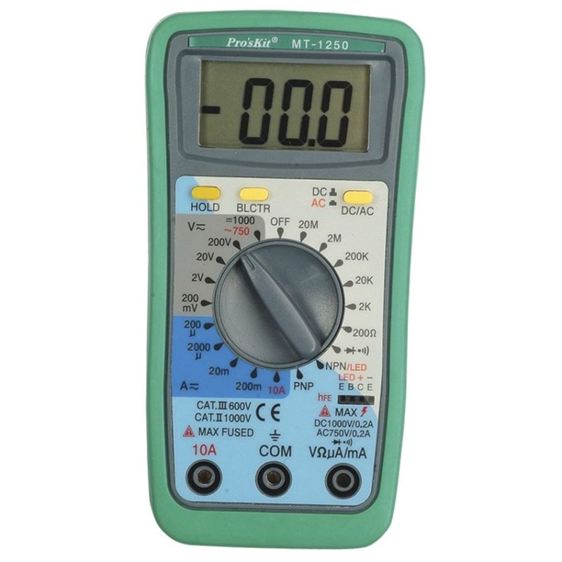 Đồng hồ đo Pro'skit MT-1250 (Xanh)