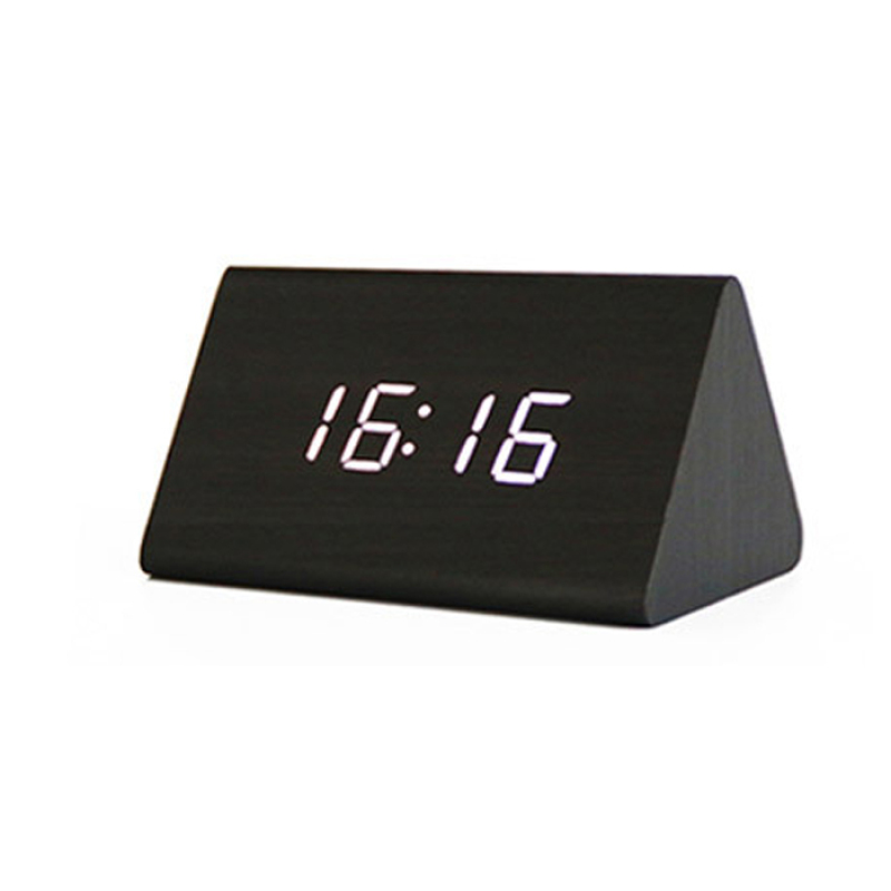 Nơi bán Đồng Hồ Gỗ Báo Thức (Wood LED Digital Desk Alarm) Trắng