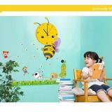 [HCM]Đồng hồ treo tường Diachire cho bé mẫu Con Ong chăm chỉ