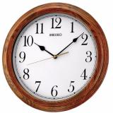Đồng hồ treo tường gỗ sồi - seiko qxa528bn