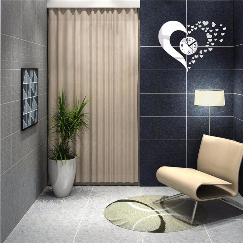 Nơi bán Đồng hồ treo tường hình trái tim YC068 (màu trắng)