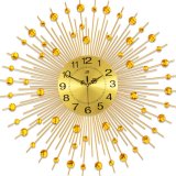 Đồng Hồ Treo Tường Kiểu Tia Nắng Mặt Trời Vàng WA-9100V-75 (Vàng)(Gold)