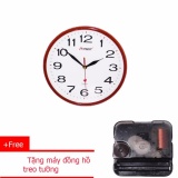 Đồng hồ treo tường prosper đh-pp25 25cm + tặng máy đồng hồ treo tường