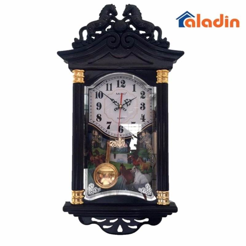 Đồng hồ treo tường quả lắc hình ngôi nhà f19 bán chạy