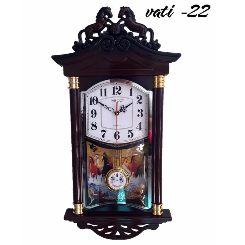 Nơi bán Đồng hồ treo tường quả lắc hình ngôi nhà f22