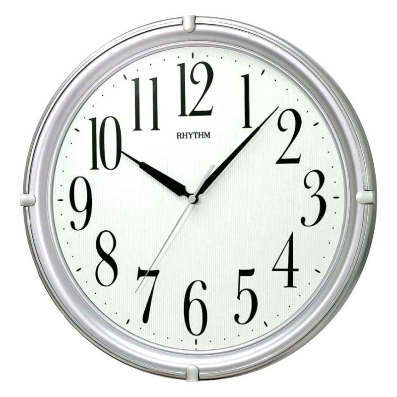 Nơi bán Đồng hồ treo tường Rhythm CMG404NR19 Basic Wall Clocks (Bạc)