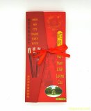 Đũa gỗ cẩm lai khảm cửu khổng hộp 10 đôi L09