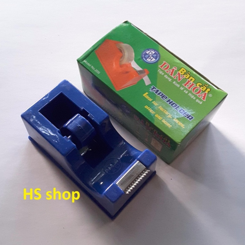 Mua Dụng cụ cắt Băng dính, Băng keo (Loại đường kính 6cm, rộng 2cm) lưỡi thép không gỉ -Để bàn nhỏ gọn tiện lợi -NPP HS shop