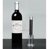 Dụng cụ mở rượu vang cầm tay Yollex Pump Opner dụng cụ khui rượu nén khí (đen)