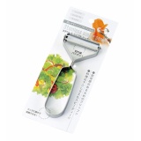 Dụng cụ nạo (gọt) vỏ củ quả bằng thép inox không gỉ tay cầm hình bầu, dày 1.0mm - Hàng nhập khẩu Nhật Bản, Siêu thị SAKURA, SAKURA Store