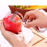 Dụng cụ nạo (gọt) vỏ củ quả bằng thép inox không gỉ tay cầm hình bầu, dày 1.0mm