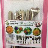 [HCM]Dụng cụ rau câu 3D Ngọc Huệ (bộ số 4 - hoa cúc cẩm chướng xương rồng tường vy vân anh chi anh)