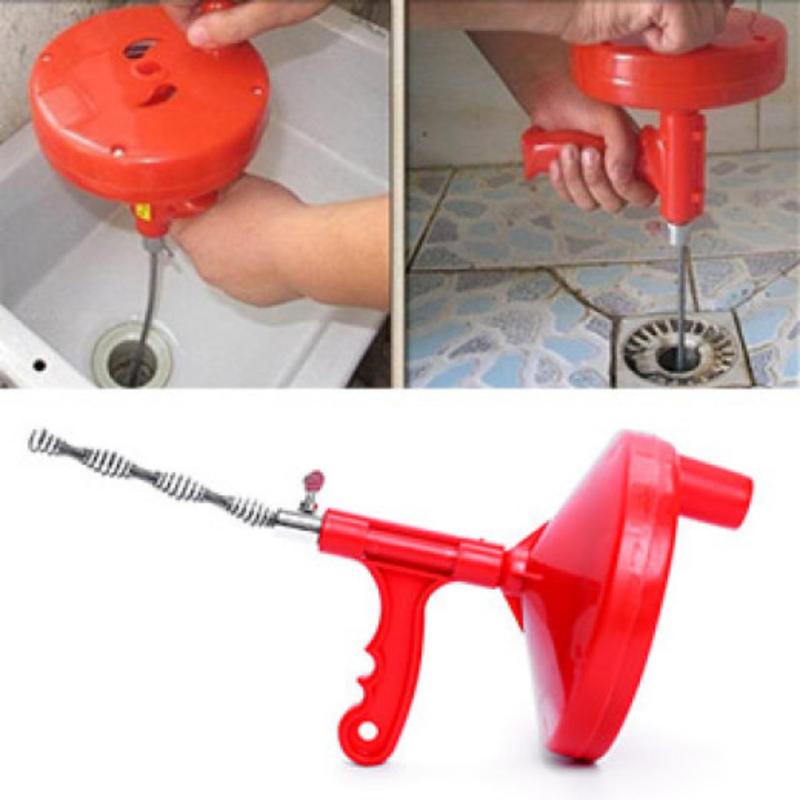Dụng Cụ Thông Cống Chuyên Nghiệp Đầu Lò Xo Dài 5M