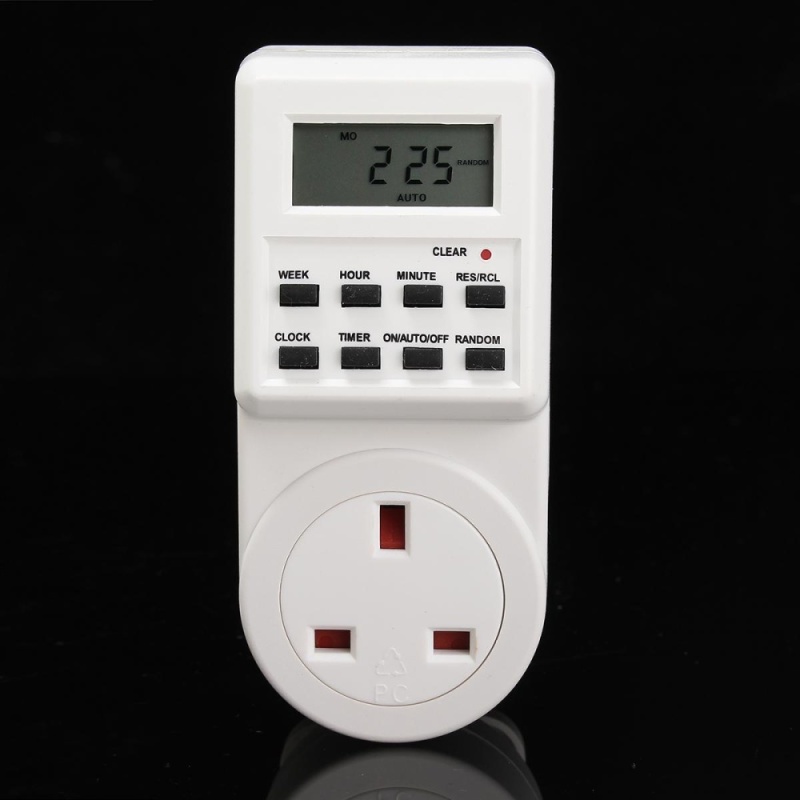 Bảng giá Mua Electronic Digital Mains Timer Socket Plug-In With LCD Display
12/24 Hour 7 Day - intl