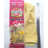 Găng tay cao su tự nhiên Hợp Thành dài 38cm, size L (Cỡ dùng cho Nam, Nữ tay lớn) - Bảo vệ da tay , rất tiện dụng - NPP HS shop