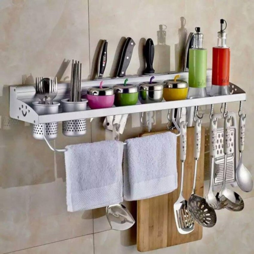 Hình ảnh Giá để đồ nhà bếp đa năng tiện dụng Vega VN + tặng hộp đựng tăm