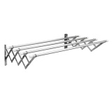 Prota Giàn phơi đồ inox ống 16mm co giãn thông minh cao cấp loại 1 mét PT-906 - Giàn phơi quần áo, giá phơi quần áo, sào phơi đồ gắn tường, có thể xếp gọn