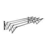 Prota Giàn phơi inox 201 ống 19mm thông minh cao cấp loại 1 mét PT-907 - Giàn phơi quần áo, giá phơi quần áo, sào phơi đồ gắn tường, có thể xếp gọn