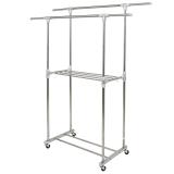 Prota Giàn phơi quần áo inox 304, kèm giàn phơi khăn cao cấp Goda GD-101 - Giàn phơi quần áo, giá phơi quần áo, sào phơi đồ lắp ráp