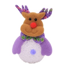 Giá Giáng sinh trang trí cung cấp sáng Snowman Elk Pendant Gift(Multicolor) – intl   crystalawaking