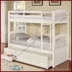 Giường 3 tầng bella 179-màu trắng