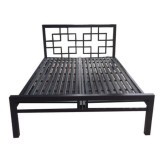 Giường  sắt hộp kiểu gỗ DT14