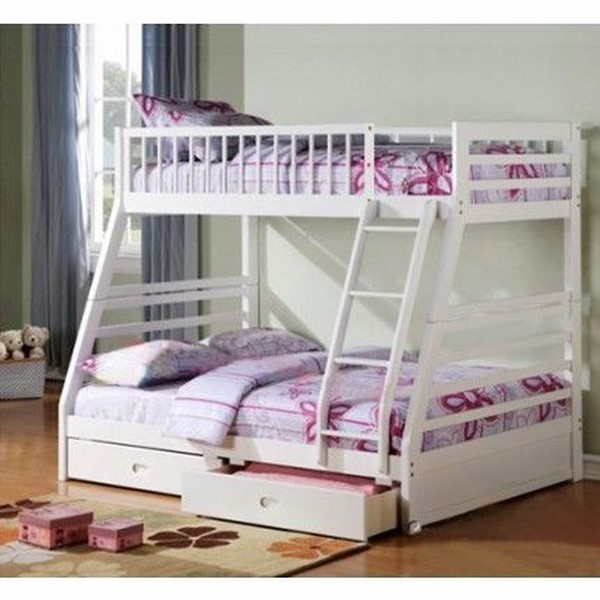 Giường Tầng Logan Honey 129 Trắng