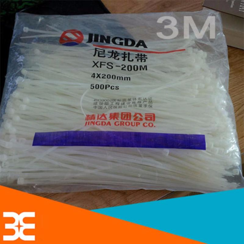 Bảng giá Gói 500 Dây buộc nhanh, dây thít Loại To Dài 4x200mm