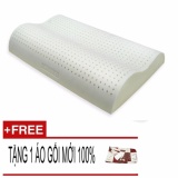 Gối cao su liên á contour loại nhỏ -22 x 40 x 4cm