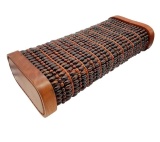 Gối gỗ Trắc hạt hình quả trám cao cấp
