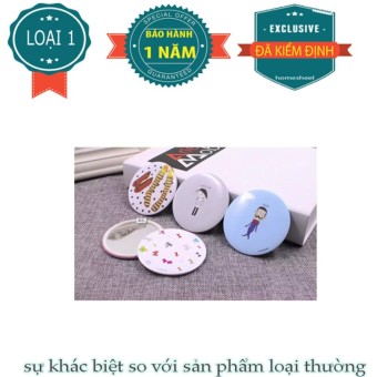 Gương tròn trang điểm A06 mini bỏ túi LOẠI 1