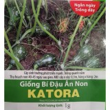 Hạt giống bí đậu ăn non katora -1g