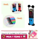 Hộp 12 Bút Màu Nước MK0213 Cho Bé + Tặng 01 Sổ tay Milk Tea Dễ Thương