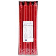 Hộp 12 cây nến thơm thẳng Quang Minh Candle FTRAMART NQM0031 25cm (Đỏ)