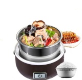 Hộp cơm cắm điện inox 2 tầng