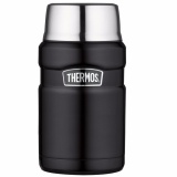 [HCM]Hộp đựng thức ăn giữ nhiệt Thermos Stainless King Food Jar Matte Black - 710ml