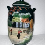 Hũ thùng gạo gốm sứ Bát Tràng (10 lit)