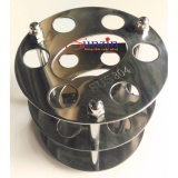 Kệ cắm bàn chải đánh răng Sunzin tròn, chất liệu inox 304