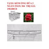 Kệ chén đĩa 1 tầng inox 304