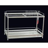 [HCM]KỆ CHÉN DĨA - 2 TẦNG ĐỂ BÀN + KHAY