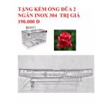 Kệ để chén đĩa 1 tầng inox 304