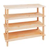 Kệ để giày gỗ thông 4 tầng ubl us1101
