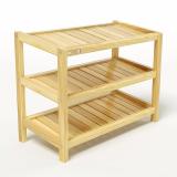 Kệ Giày Dép Gỗ Tự Nhiên 3 Tầng Rộng 60cm (TN)