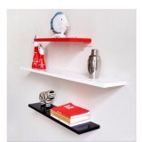 [HCM]Kệ treo tường DIACHIRE bộ 3 thanh ngang 40-50-60cm (Đỏ Trắng Đen) có Bảo hành