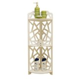 Kệ góc để đồ phòng tắm 3 tầng (Trắng)