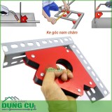 Ke góc nam châm 45°,90° cố định khung sắt lực hút 33kg