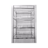 Kệ inox 304 úp chén dĩa 4 tầng