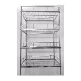 Kệ inox 304 úp chén dĩa 4 tầng