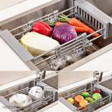 Kệ INOX cao cấp gác bồn rửa kéo giãn thông minh